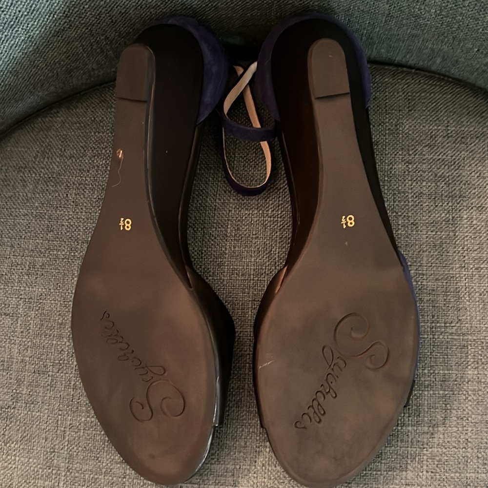 Seychelles Black and Blue Heeled Sandals - Picture 5 of 7